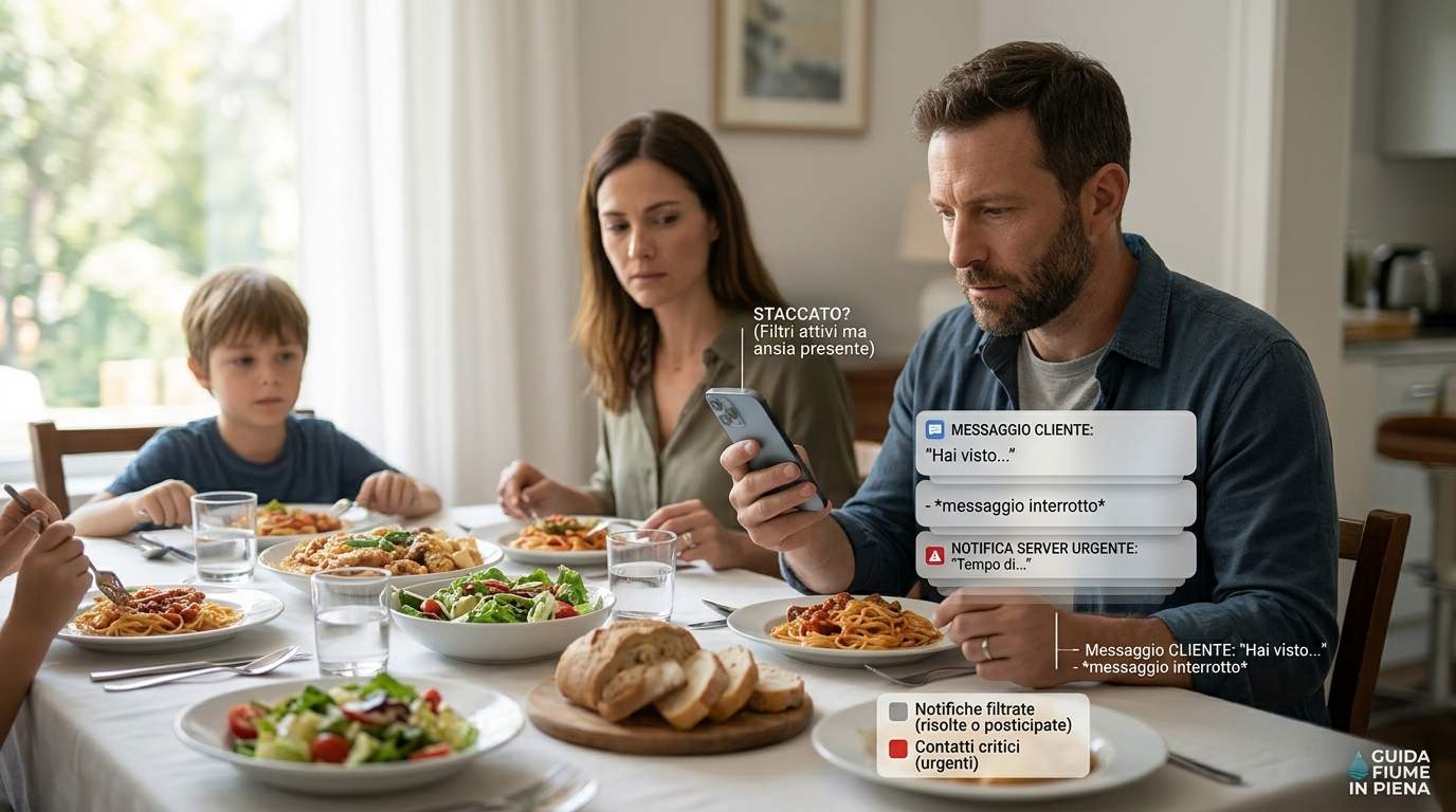 Perché staccare il telefono il fine settimana aumenta l'ansia da lavoro (invece di azzerarla)